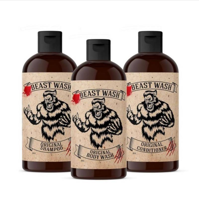 Johnny Slicks Beast Wash Shower Set