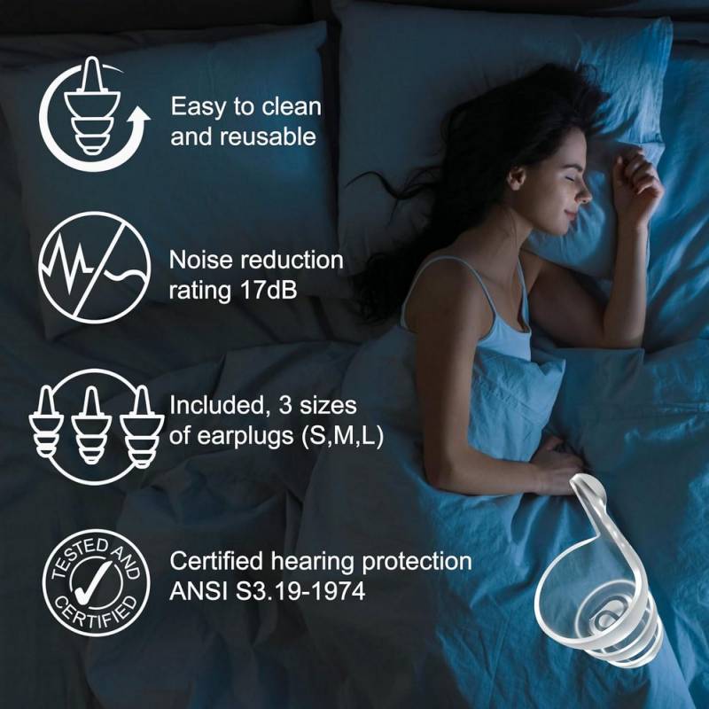 MIXX Assistive Audio Sleep Noise-Reducing Earplugs