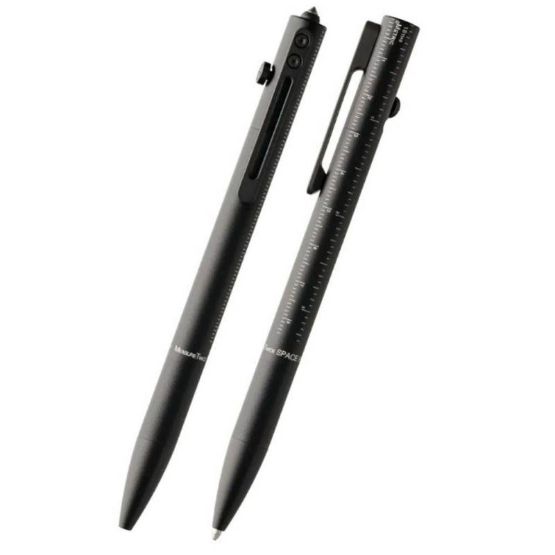 Measure Twice Tactical Bolt Action Space Pen with Glass Breaker Tip