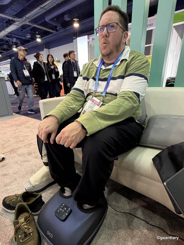 CES 2026 Live: SKG Massage Devices Offer Affordable Neck, Eye, Foot, and Back Relief with TENS and Red Light Therapy