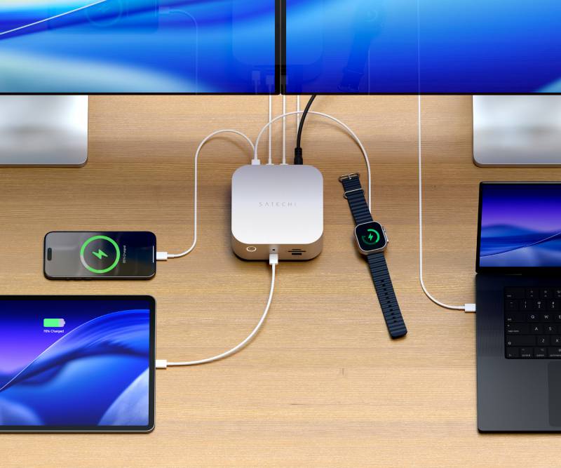Satechi Thunderbolt 5 CubeDock and Pro Cable Deliver Faster Speeds and Smarter Desk Power for Modern Workspaces 1 Satechi Thunderbolt 5 CubeDock
