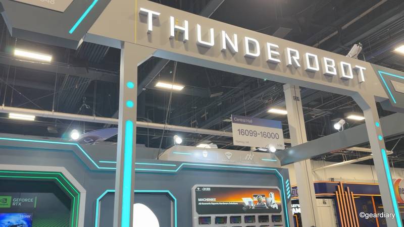 THUNDEROBOT at CES: From Ultra-Light Gaming Laptops to Headphone-Free Monitors, a Full Ecosystem Built for Work and Play 1 ThundeRobot Booth CES 202