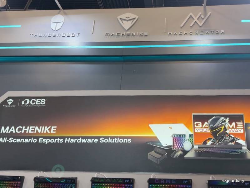 THUNDEROBOT at CES: From Ultra-Light Gaming Laptops to Headphone-Free Monitors, a Full Ecosystem Built for Work and Play 2 ThundeRobot Booth CES 2026
