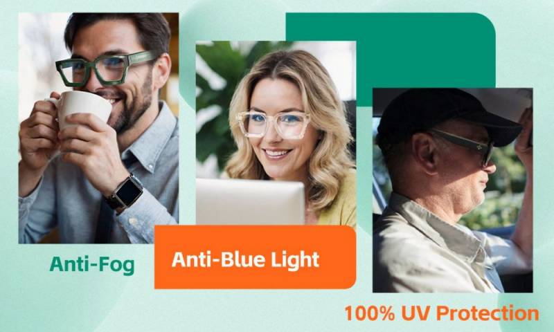 VISOONE Progressive Multifocal Reading Glasses