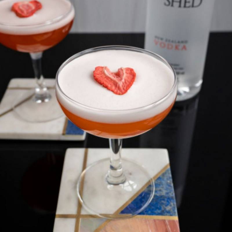 Young Hearts Recipe made with Broken Shed Vodka