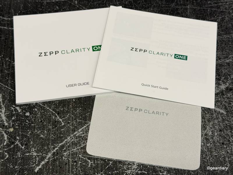 UPDATED: Zepp Clarity One In-Canal OTC Hearing Aids Review: Beautifully Invisible, Frustratingly Limited 6 Zepp Clarity One OTC Hearing Aid paperwork