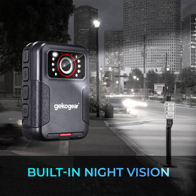Accountability Goes Hands-Free with the GekoGear Aegis 110 Body Cam; It Brings Personal Documentation to Everyone 6 Aegis 110 1080P HD Body Cam
