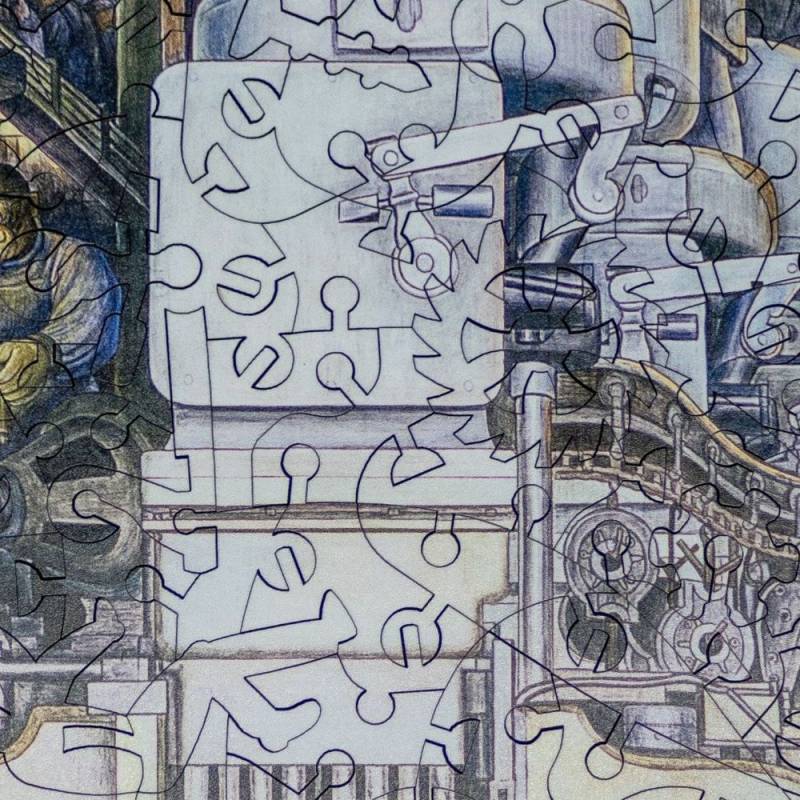 Detroit Industry - North Wall puzzle by Diego Rivera