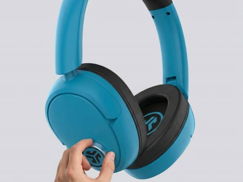 The Limited Edition JLab Blue XL Speaker Headphones Pack 30 Watts into a Wearable Party Machine 4 JLab Blue XL Speaker Headphones