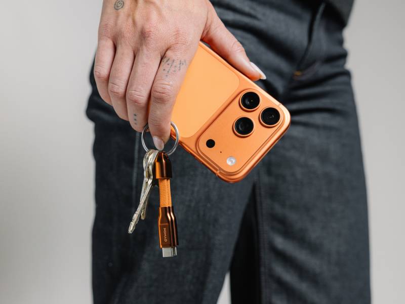 The Nomad ChargeKey Gets a Bold New Look in Limited Edition Stellar Orange Because Your Keychain Deserves Some Personality, Too 1 Nomad ChargeKey in Stellar Orange