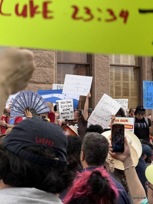 Accountability Goes Hands-Free with the GekoGear Aegis 110 Body Cam; It Brings Personal Documentation to Everyone 10 Protest photos from Austin 2025 taken by Judie Stanford