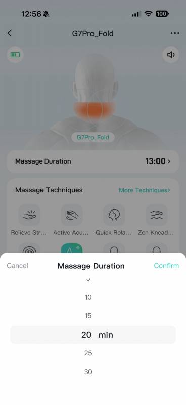 SKG G7 Pro_Fold Neck Massager Review: A Smarter Approach to Fixing Modern “Tech Neck” Pain 15 SKG G7 Pro_Fold in the Future Wear app