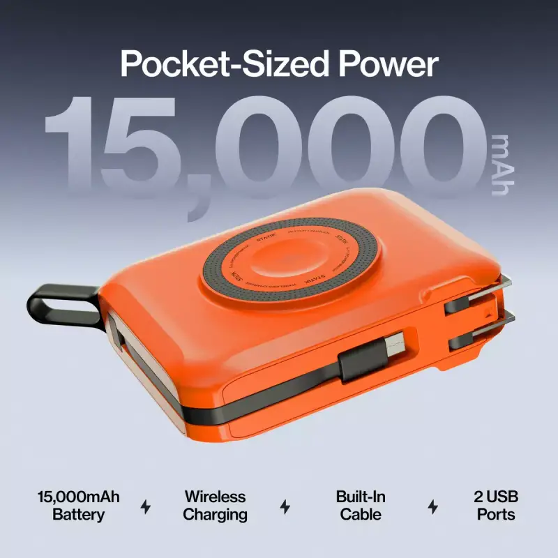 Statik SmartCharge Pro Is a $99 15,000mAh GaN Charger That Powers Your Laptop, Phone, and Apple Watch Anywhere 4 Statik SmartCharge Pro