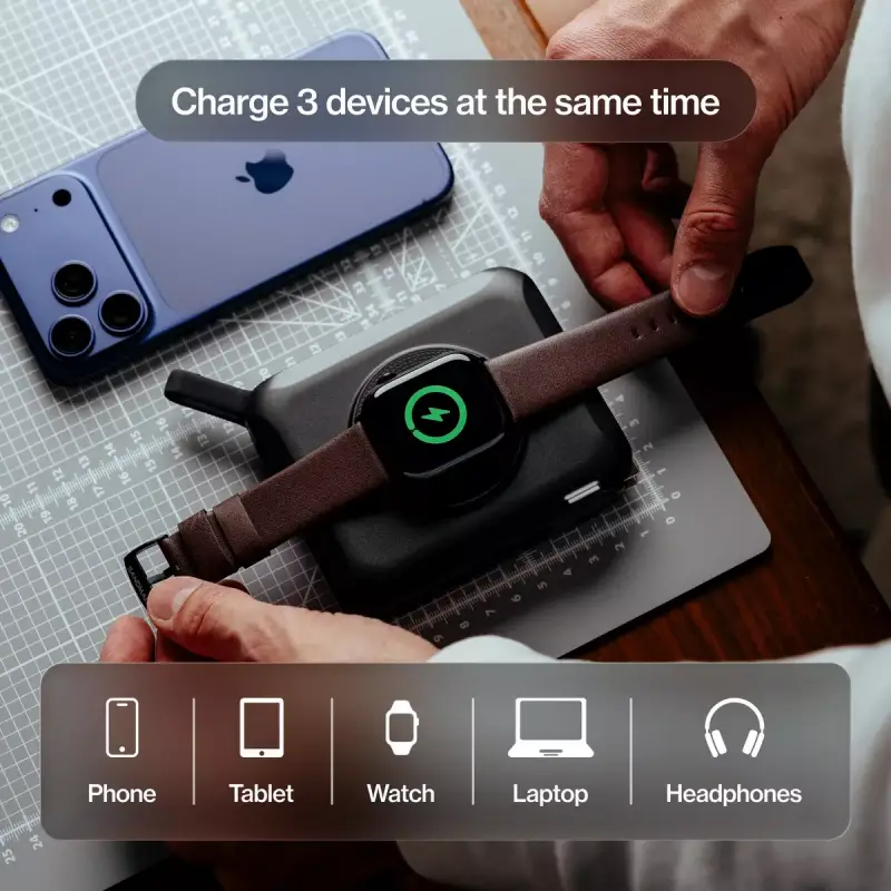 Statik SmartCharge Pro Is a $99 15,000mAh GaN Charger That Powers Your Laptop, Phone, and Apple Watch Anywhere 6 Statik SmartCharge Pro