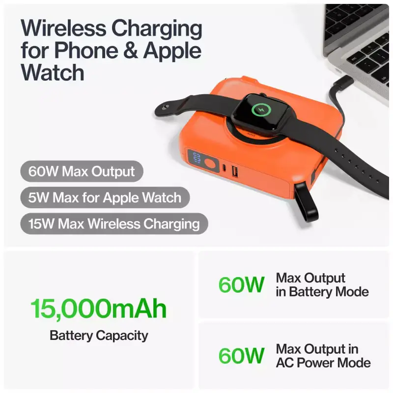 Statik SmartCharge Pro Is a $99 15,000mAh GaN Charger That Powers Your Laptop, Phone, and Apple Watch Anywhere 5 Statik SmartCharge Pro