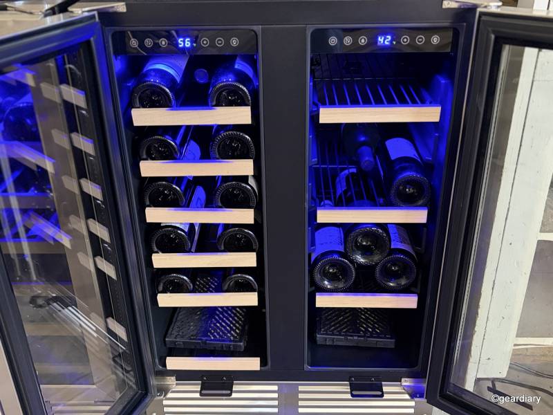 BODEGA JC-115DR 24" Wine and Beverage Refrigerator Review: A Dual-Zone Cooler That Fits Seamlessly into a Growing Wine Setup 7 BODEGA JC-115DR 24-inch Wine and Beverage Refrigerator