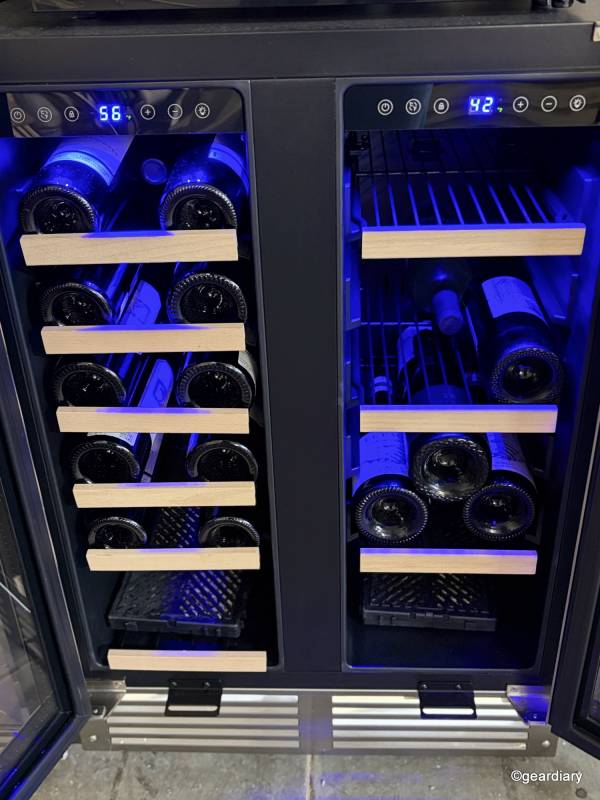 BODEGA JC-115DR 24" Wine and Beverage Refrigerator Review: A Dual-Zone Cooler That Fits Seamlessly into a Growing Wine Setup 3 BODEGA JC-115DR 24-inch Wine and Beverage Refrigerator