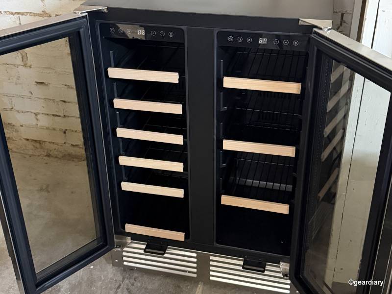 BODEGA JC-115DR 24" Wine and Beverage Refrigerator Review: A Dual-Zone Cooler That Fits Seamlessly into a Growing Wine Setup 4 BODEGA JC-115DR 24-inch Wine and Beverage Refrigerator