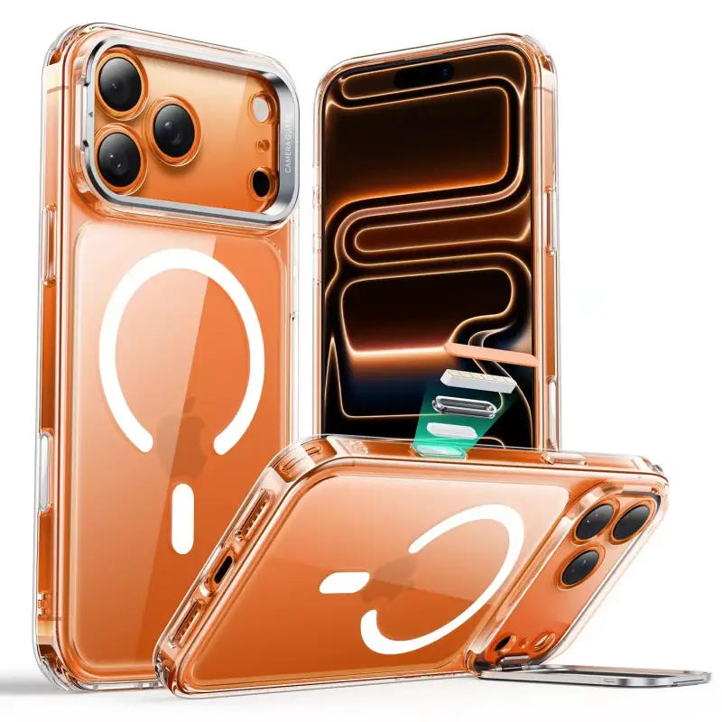 ESR iPhone 17 Classic Hybrid Magnetic Cases with Stash Stand Add Practical and Affordable Protection 6 iPhone 17 Pro Max - ESR iPhone 17 Series Classic Hybrid Magnetic Cases with Stash Stand