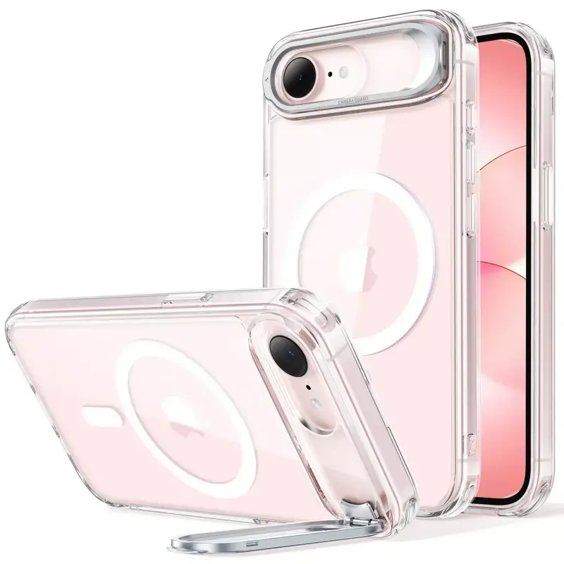 ESR iPhone 17 Classic Hybrid Magnetic Cases with Stash Stand Add Practical and Affordable Protection 3 iPhone 17e - ESR iPhone 17 Series Classic Hybrid Magnetic Cases with Stash Stand