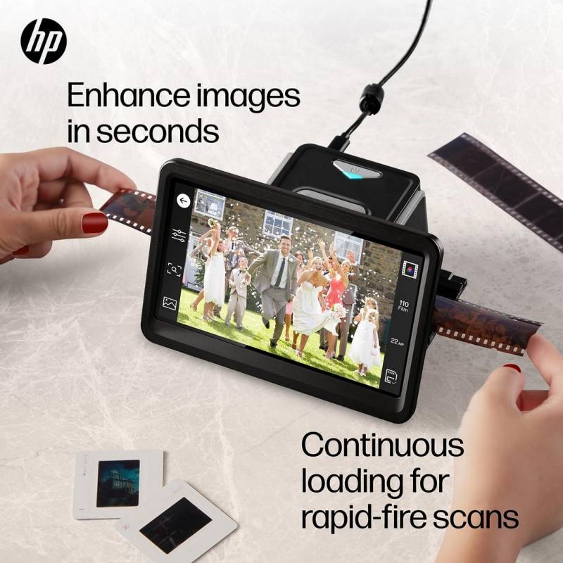 HP FilmScan 7" Touch Screen Film & Slide Scanner Digitizer (HPFS700)