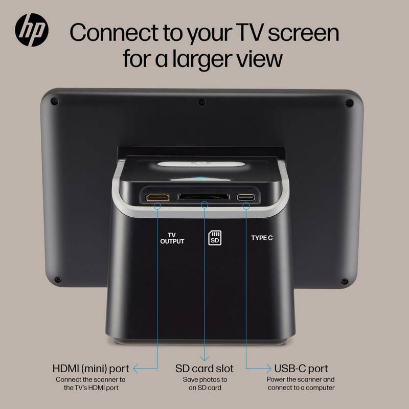 HP FilmScan 7" Touch Screen Film & Slide Scanner Digitizer (HPFS700)