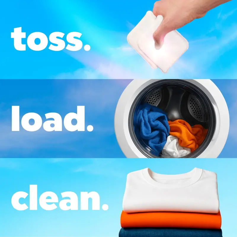 Tide Evo Reimagines Laundry Detergent with a 6-Layer Dissolvable Tile for Cold Water Washing 6 Tide evo