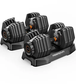 FEIERDUN QuickDial DB1 Adjustable Dumbbell Set Review: The Adjustable Dumbbells That Finally Kill “Plate Math”