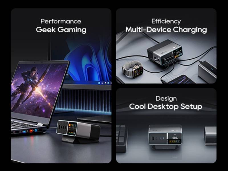 CUKTECH 30 Ultra Desktop Charging Station Brings 300W Charging to Desks That Are Tired of Cable Sprawl 9 CUKTECH 30 Ultra Desktop Charging Station