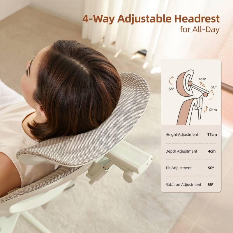 The Cabevibe CabLady S2 Is a Petite-Friendly Women's Ergonomic Office Chair That Understands the Assignment 4 Cabevibe CabLady S2