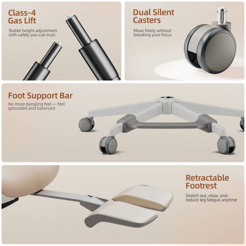 The Cabevibe CabLady S2 Is a Petite-Friendly Women's Ergonomic Office Chair That Understands the Assignment 8 Cabevibe CabLady S2