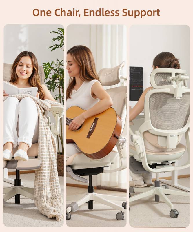 The Cabevibe CabLady S2 Is a Petite-Friendly Women's Ergonomic Office Chair That Understands the Assignment 10 Cabevibe CabLady S2