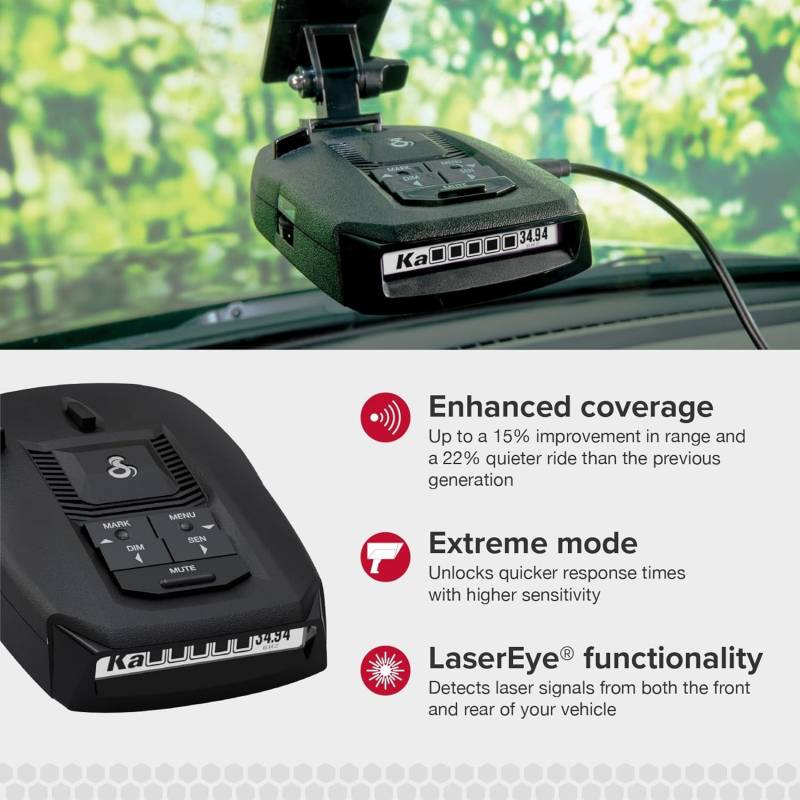 The Cobra RAD 490i Aims to Be Faster, Quieter, and Less Annoying on Your Windshield