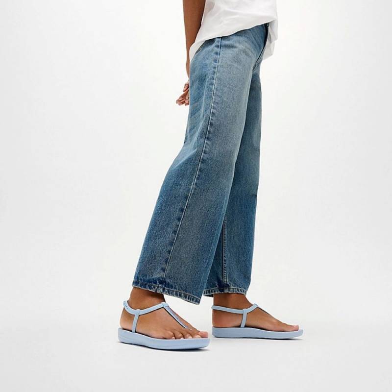 FitFlops IQUSHION Splash Sparkle T-Bar Sandals
