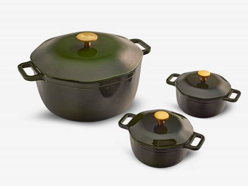 Marcellin 3-Piece Enameled Cast Iron Dutch Oven