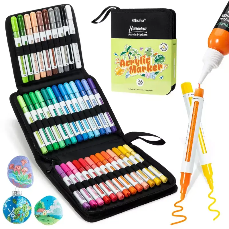 Ohuhu Hanauma Refillable Acrylic Markers