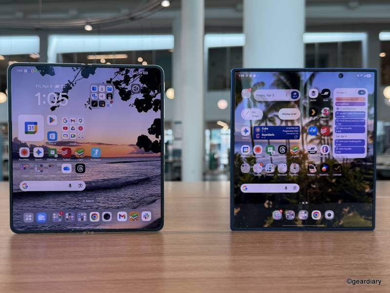 OPPO Find N6 vs. Samsung Galaxy Z Fold 7: The Foldable Fight Samsung Might Not Win 9 Samsung Galaxy Z Fold7 vs OPPO Find N6