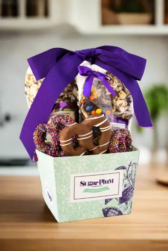 Sugar Plum Gourmet Chocolate Gift Basket