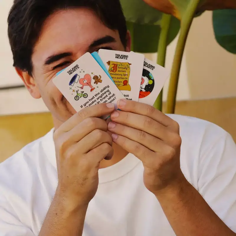 Talking Hearts Conversation Cards for Family