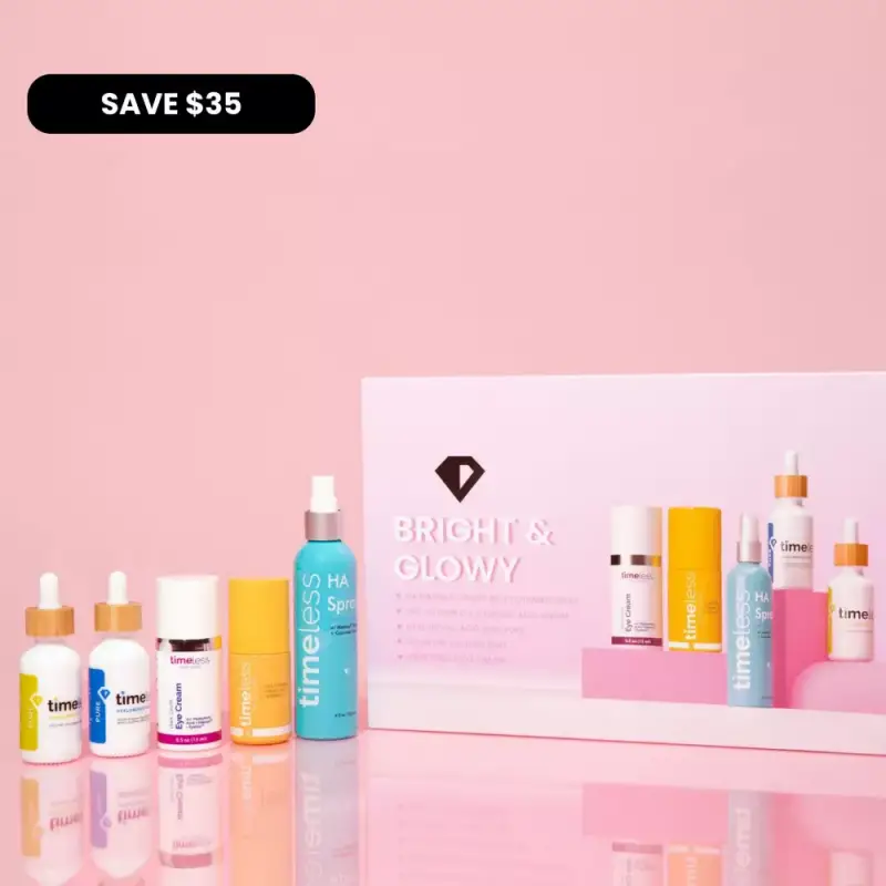Timeless Skin Care Bright & Glowy Facial Kit