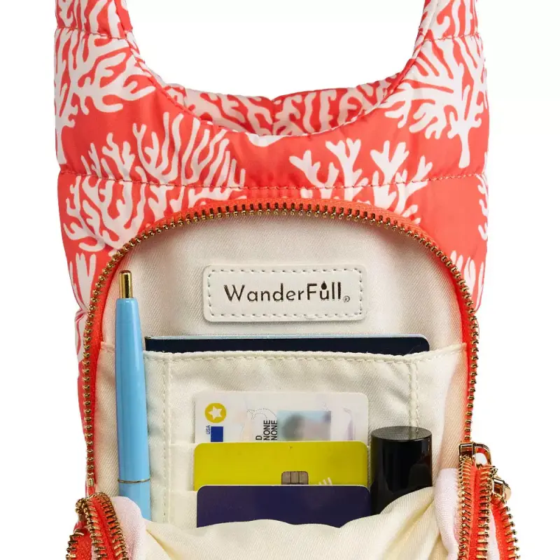 Wanderfull Coral Print Hydrobag