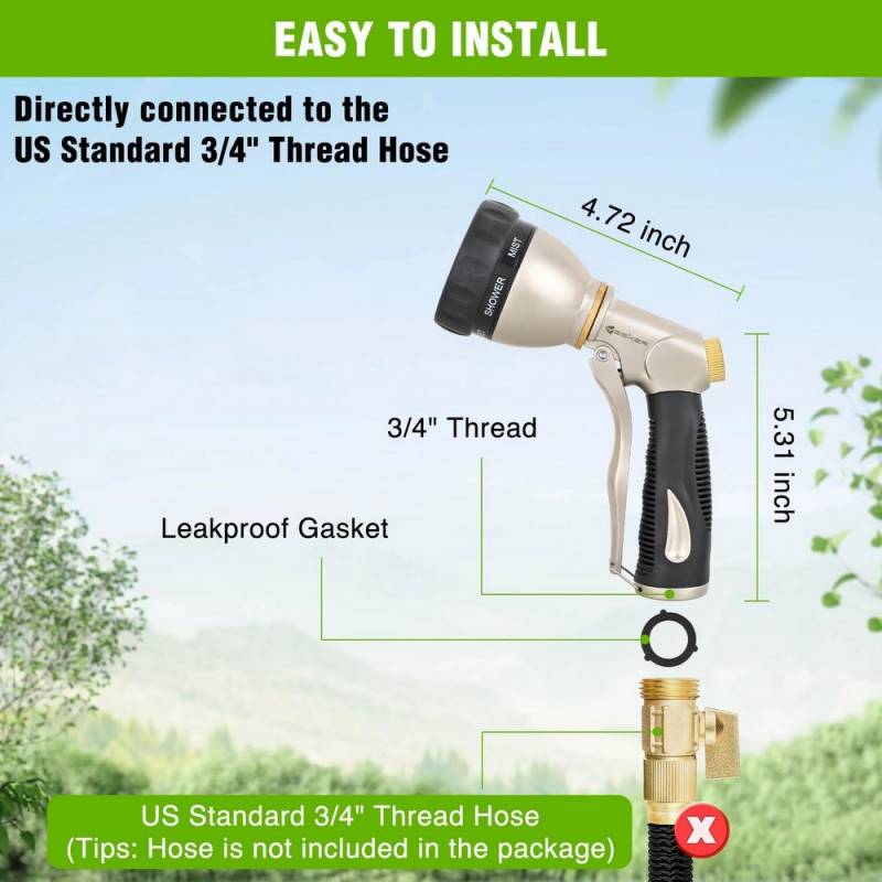 Yesker Garden Hose Nozzle.