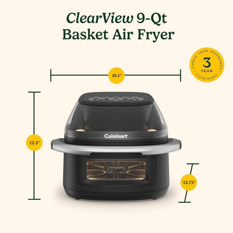Gear Diary's 2026 Father's Day Gift Guide & Giveaway: Smart, Stylish, and Useful Gifts That Dad Will Love 215 Cuisinart ClearView Large 9-Quart Basket Air Fryer