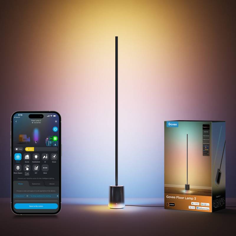 Govee Floor Lamp 3 and Lantern Floor Lamp Bring More Color Control to Smart Lighting 27 Govee Floor Lamp 3