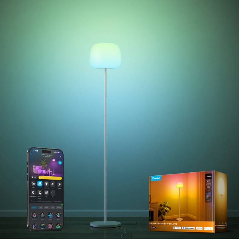Govee Floor Lamp 3 and Lantern Floor Lamp Bring More Color Control to Smart Lighting 25 Govee Lantern Floor Lamp