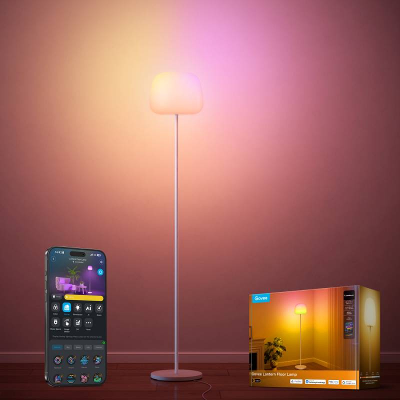 Govee Floor Lamp 3 and Lantern Floor Lamp Bring More Color Control to Smart Lighting 24 Govee Lantern Floor Lamp
