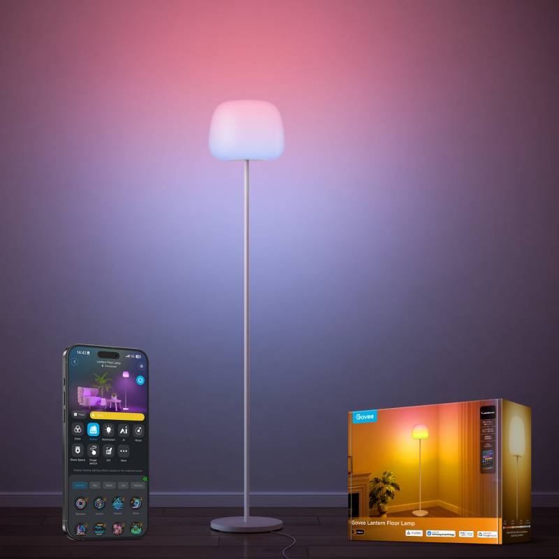 Govee Floor Lamp 3 and Lantern Floor Lamp Bring More Color Control to Smart Lighting 26 Govee Lantern Floor Lamp