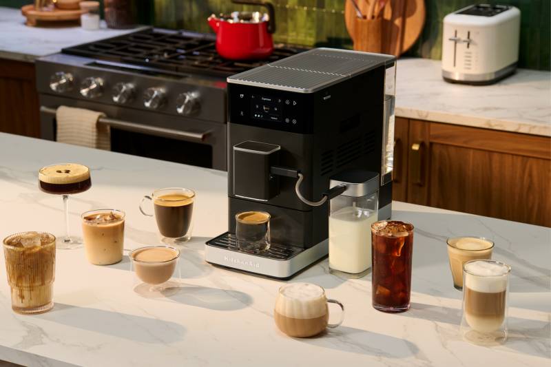 KitchenAid Fully Automatic Espresso Machines with Iced Coffee Want to Make Your Coffee Shop Habit Look Excessive 7 KitchenAid KF4