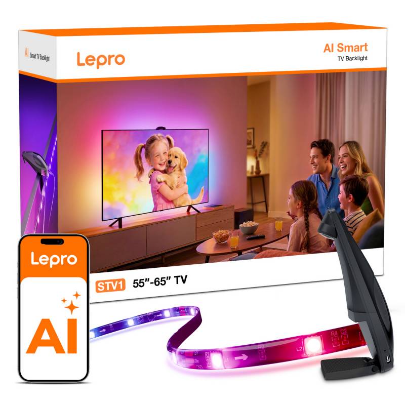 Lepro STV1 AI-Powered Smart TV Backlight Brings Screen-Synced Color to the Living Room 1 Lepro STV1 AI-Powered Smart TV Backlight