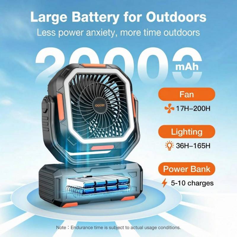 Gear Diary's 2026 Father's Day Gift Guide & Giveaway: Smart, Stylish, and Useful Gifts That Dad Will Love 146 OGERY 30.000mAh Camping Fan